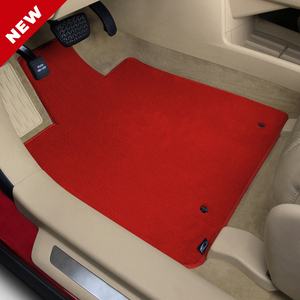 Velourtex carpet floor mats for cars are affordably priced, yet heavier, denser, and smoother than factory-made mats. A stiff backing helps maintain shape and reduces slippage even if the mat gets wet. These quality car mats protect you and your factory car floors.