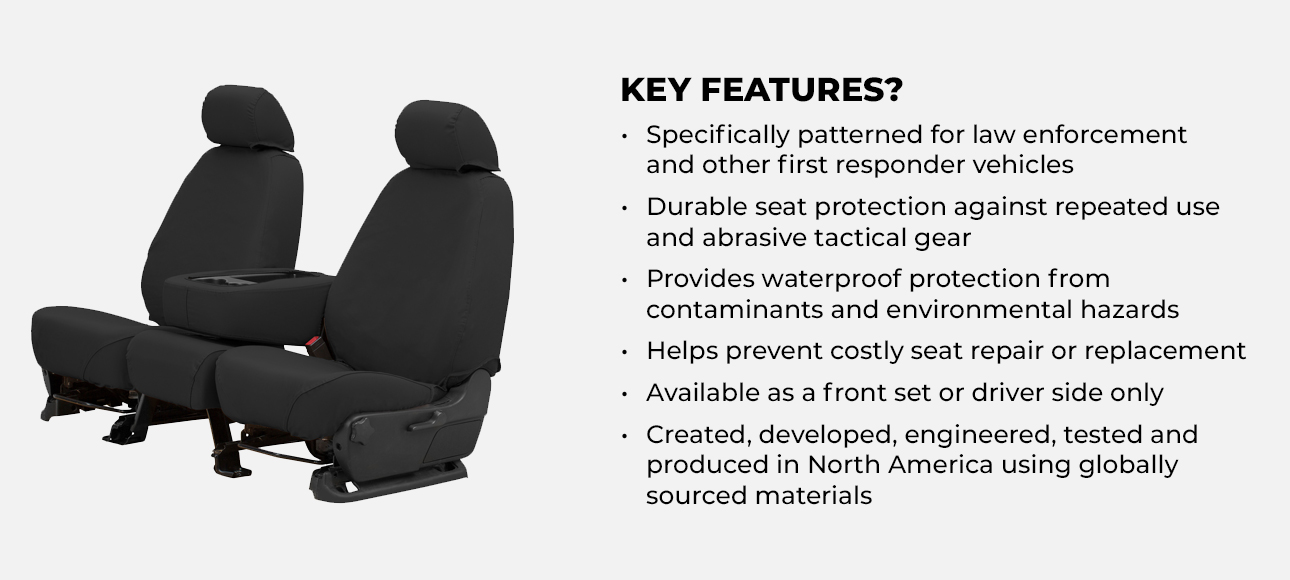 Police Seat Covers Key Features