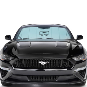 Upgrade your Ford Mustang with the best custom sun shade made for your exact Mustang windshield. This official Ford licensed version includes the limited edition 60th Anniversary Ford Mustang logo in black for that added touch of AWESOME; however we do have other <a href="https://www.covercraft.com/c/sunscreens">custom car sun shades</a> without the logo. Protect your interior from fading and cracking with our premium sun shades designed to reflect, insulate, and keep your vehicle cooler.