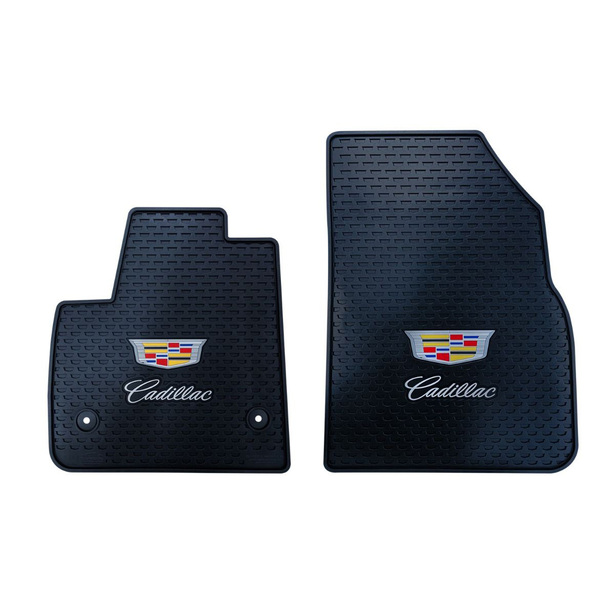 Cadillac XT6 2020-On Signature Rubber® Floor Mats with Cadillac Crest