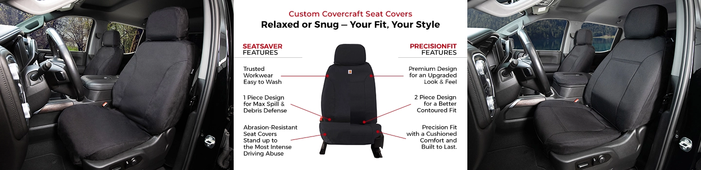 SeatSaver vs. PrecisionFit Seat Covers
