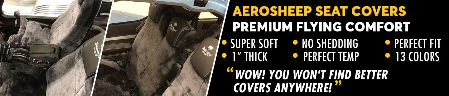 AeroSheep Aircraft Seat Cover Features