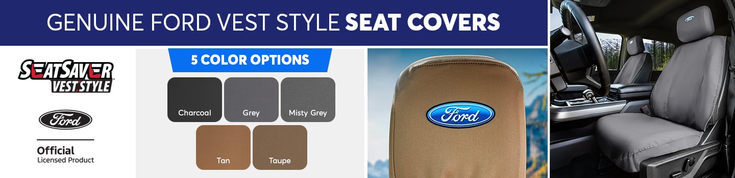 Genuine Ford Vest Style Seat Covers by Covercraft